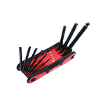 ATD Tools 594 - 9-Piece SAE Folding Ball End Hex Key Set