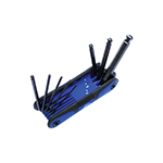 ATD Tools 595 - 8-Piece Metric Folding Ball End Hex Key Set 
