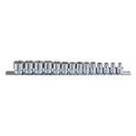 Genius Tools GS-314S - 14-PC SAE Hand Socket Set - 3/8