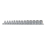 Genius Tools TW-314S - 14-PC SAE Hand Socket Set - 3/8