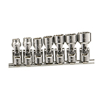 Genius Tools US-307S - 7-PC Universal SAE Hand Socket Set - 3/8