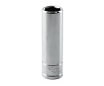 K Tool International 26210 - 1/4in. Drive Deep 6 Point Chrome Socket 10mm