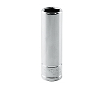 K Tool International 26212 - 1/4in. Drive Deep 6 Point Chrome Socket 12mm