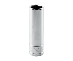 K Tool International 26213 - 1/4in. Drive Deep 6 Point Chrome Socket 13mm