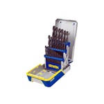 Irwin Hanson 3018004 - 29 Piece Black Oxide Metal Index Drill Bit Set