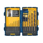 Irwin Hanson 316015 - 15 Piece Cobalt Drill Bit Set