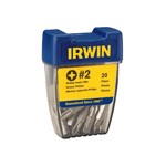 Irwin Hanson 357120 - Insert Bit Bulk Container, #2 Phillips Reduced Diameter, 20 Pieces