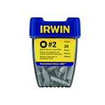 Irwin Hanson 357220 - Insert Bit Bulk Container, #2 Square Recess, 20 Pieces