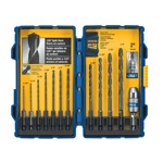 Irwin Hanson 4935643 - 12 Piece Black Oxide Hex Shank Drill Bit Set