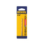 Irwin Hanson 63910 - Titanium Nitride Coated High Speed Steel Fractional Straight Shank Jobber Length Drill Bit - 5/32