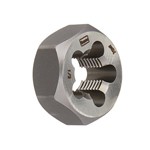 Irwin Hanson 7245 - Hex Die, Rethreading, High Carbon Steel, 1/2