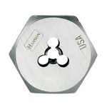 Irwin Hanson 7249 - High Carbon Steel Re-threading Right Hand Hexagon Fractional Die - 9/16