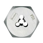 Irwin Hanson 7260 - High Carbon Steel Re-threading Right Hand Hexagon Fractional Die - 3/4