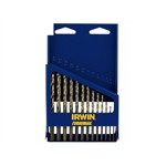 Irwin Hanson 73136 - 13 Piece SAE Turbomax High Speed Steel Drill Bit Set