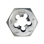 Irwin Hanson 7402 - 1/8-27NPT-HCS Hex Tpr Pipe Die