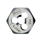 Irwin Hanson 7739 - Hex Die, Rethreading, Left Hand, High Carbon Steel, 7/16
