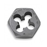 Irwin Hanson 7761 - Hex Die, Rethreading, Left Hand, High Carbon Steel, 7/8