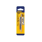Irwin Hanson 80230 - Tap and Drill Bit Set, 1/4-20 NC High Carbon Steel Plug Tap, 13/64 High Speed Steel Drill Bit, Card