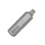 Irwin Hanson 92223 - Insert Bit, #1 Square Recess, 2 Piece Design, 1/4
