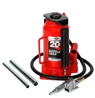American Forge 5520B - 20T Air/Hydraulic Bottle Jack