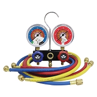Mastercool 51161 - R454B, R410A & R32 2-Way Aluminum Manifold Gauge Set