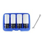 Astro Pneumatic 7404TD - Flank Bite Damaged Lug Nut Socket Set w/ Btl Wrnch