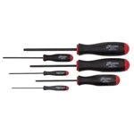 Bondhus 10686 - Hex Ball End Screwdriver Set, 6 Piece, 1.5mm to 5mm, Comfort Grip Handles