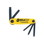 Bondhus 12894 - 5-Piece Fold-Up Ball End Hex Key Wrench Set