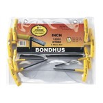 Bondhus 13332 - 8-Piece Graduated Hex T-Handle Wrench Set