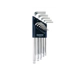 Bondhus 26937 - 13 Pc Ball End L - Wrench with Bright Guard Finish - Black and Silver