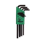 Bondhus 31834 - Torx Wrench Set, 8 Piece, T9 to T40, Long Length, L Shaped, in Twist-to-Lock Plastic Case