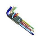 Bondhus 69499 - 9 Pc ColorGuard L Wrench Long