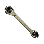 CTA Tools 2495 - Oil Drain Plug Multi-Wrench, 12mm to 19mm Female Hex, Double Ended, Offset Rotating Heads