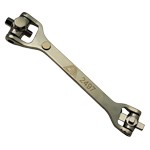 CTA Tools 2497 - Multi-Wrench, for Differential, Transfer Case, Square and Hex Male Ends, Offset Rotating Heads