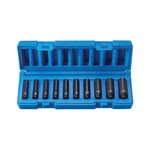 Grey Pneumatic 9710D - 10 Piece 1/4 Surface Drive Deep Length Fractional Set