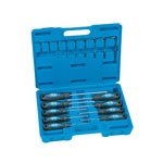 Grey Pneumatic TPX18 - 18 Pc. Tamper-Proof Star Screwdriver & Key Set