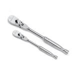 GearWrench 81216F - 2 Piece 84 Tooth Full Polish Flex Handle Ratchet Set