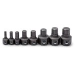 GearWrench 81550 - 8 Piece Metric Hex Ratcheting Wrench Insert Bit Set