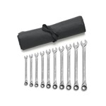 GearWrench 85090R - 10 Piece XL Metric Combination Ratcheting Wrench Set