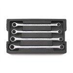 GearWrench 85996 - 4 Piece GearBox SAE Add-On Double Box Ratcheting Wrench Set