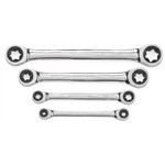 GearWrench 9224 - 4 PIece E-Tor Double Box Ratcheting GearWrench Set