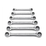 GearWrench 9260 - 6 Piece Metric Double Box End Ratcheting Gearwrench Set