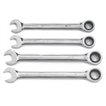 GearWrench 9309 - 4 Piece Jumbo SAE Combination Ratcheting GearWrench Set