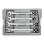 GearWrench 9413 - 4 Piece Metric Combination Ratcheting Gearwrench Set