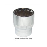 K Tool International 20220 - Chrome Spline Socket 3/8