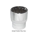 K Tool International 20222 - Chrome Spline Socket 3/8