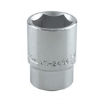 K Tool International 24134 - 3/4in. Drive Standard 6 Point Chrome Socket 1-1/16in.