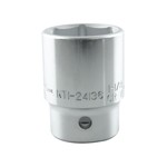 K Tool International 24136 - 3/4in. Drive Standard 6 Point Chrome Socket 1-1/8in.