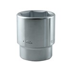 K Tool International 24140 - 3/4in. Drive Standard 6 Point Chrome Socket 1-1/4in.