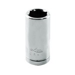 K Tool International 26109 - 1/4in. Drive Standard 6 Point Chrome Socket 9mm